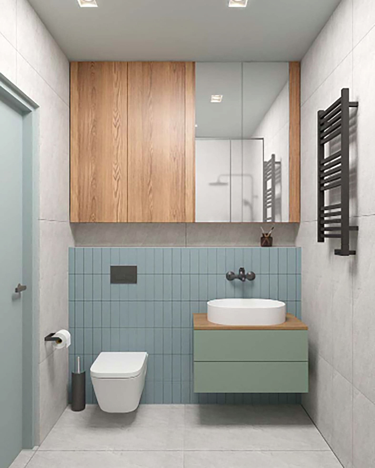 Типовой дизайн-проект однокомнатной квартиры ЖК на Троицкой (53 м2)